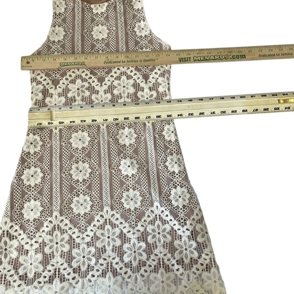 For Love and Lemons lace dress XS sleeveless stretch racer back lightweight - Picture 11 of 11